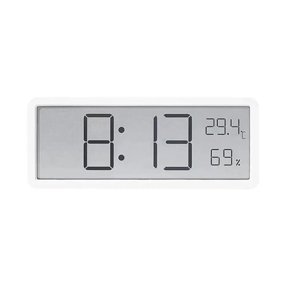 TEMPOTIX – Horloge murale LED digitale avec affichage clair de l'heure et de la température
