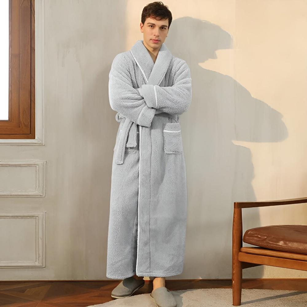 SERENELLE – Zachte pastelkleurige badjas voor tijdloos comfort en zachte warmte
