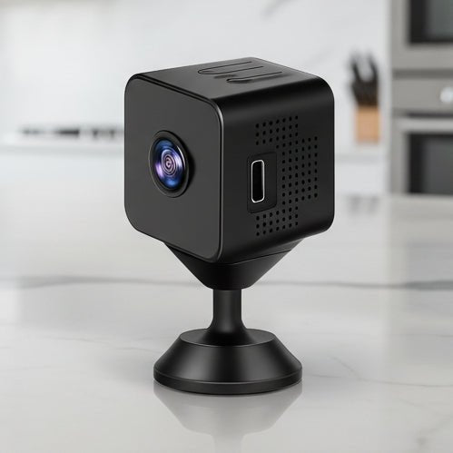 CAMOVIA – Cámara WLAN con transmisión en vivo y diseño compacto
