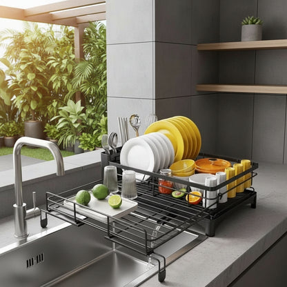 FLOWRACK - Dish Drying Rack - Modern Design for Efficient Drying