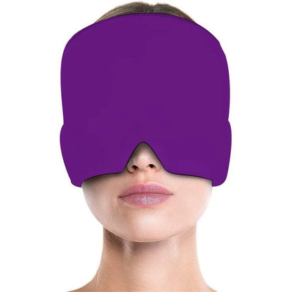 Aiuto per la testa - maschera per emicrania e cefalea con terapia del freddo e del calore