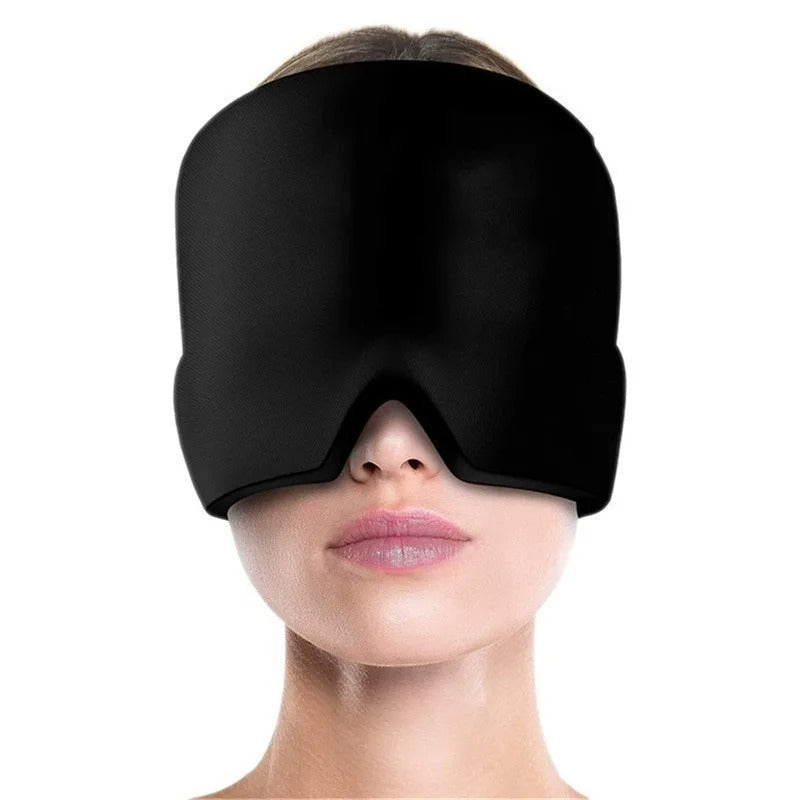 Aiuto per la testa - maschera per emicrania e cefalea con terapia del freddo e del calore