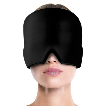 Aiuto per la testa - maschera per emicrania e cefalea con terapia del freddo e del calore