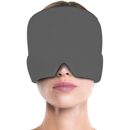 Aiuto per la testa - maschera per emicrania e cefalea con terapia del freddo e del calore
