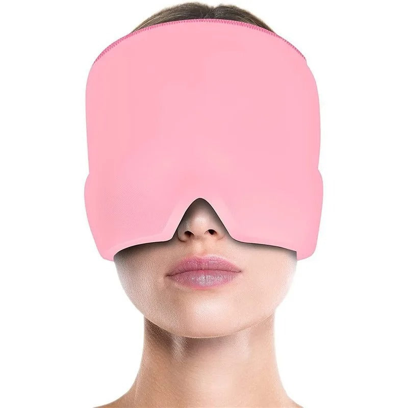 Aiuto per la testa - maschera per emicrania e cefalea con terapia del freddo e del calore
