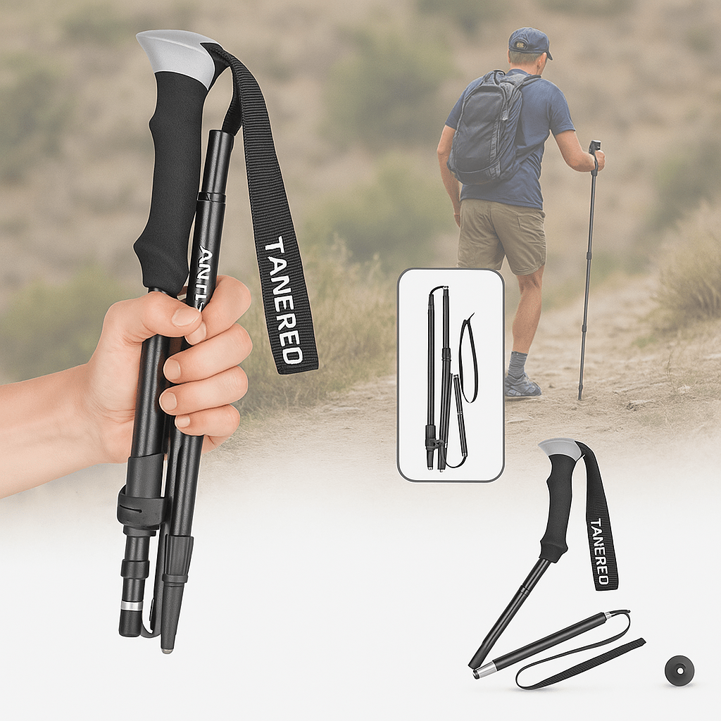 TREKKIFY – Bastoni da passeggio pieghevoli e regolabili per escursioni